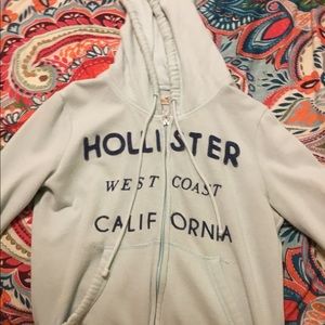 Hollister zip-up sweater